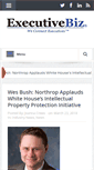 Mobile Screenshot of blog.executivebiz.com