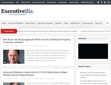 Tablet Screenshot of blog.executivebiz.com